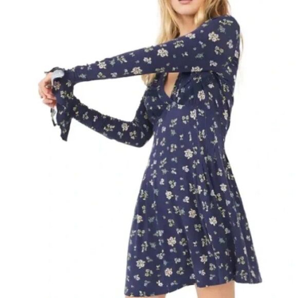 Free People Good Days Mini Dress Size Small - Picture 1 of 7